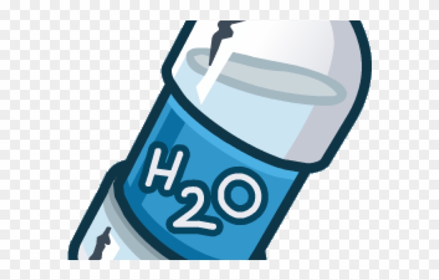 Water Bottle Clipart H20 - Water - Png Download