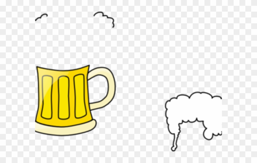 Foam Clipart Beer Mug - Beer Clip Art - Png Download