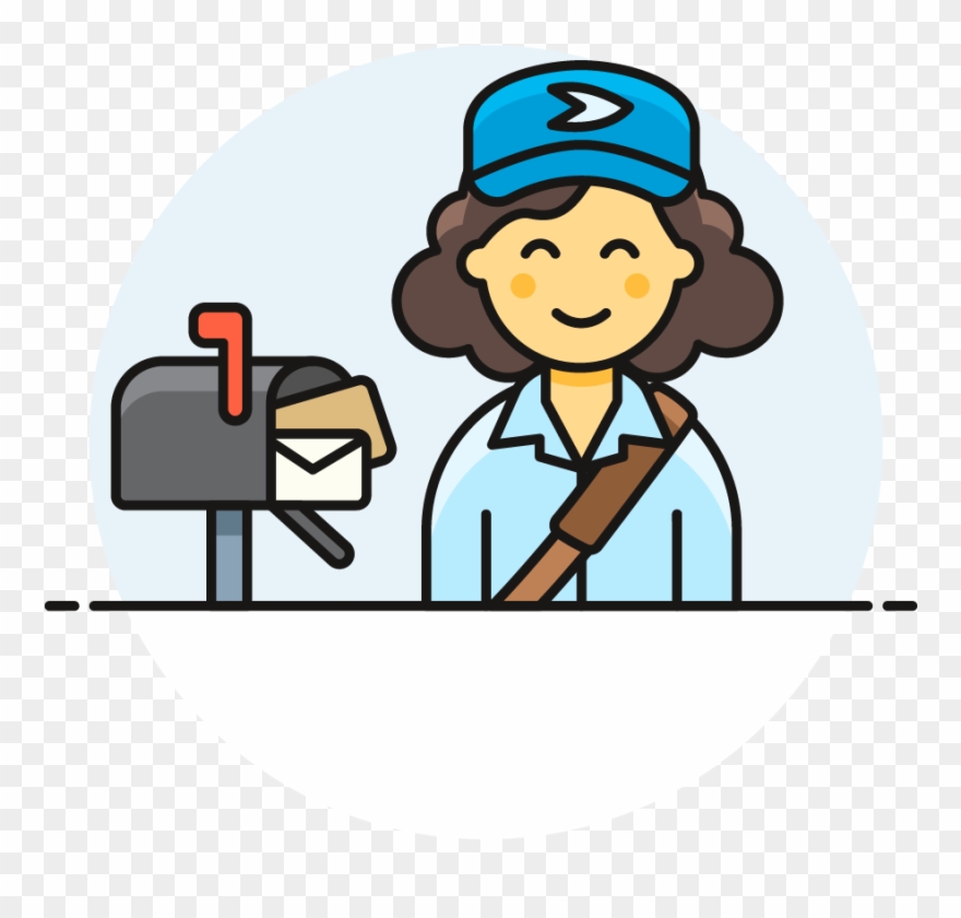 Icon Image Creator Pushsafer Send Push Notifications - Mail Carrier Clipart