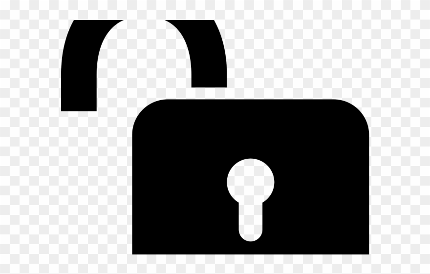 Delete Button Clipart Lock - Illustration - Png Download