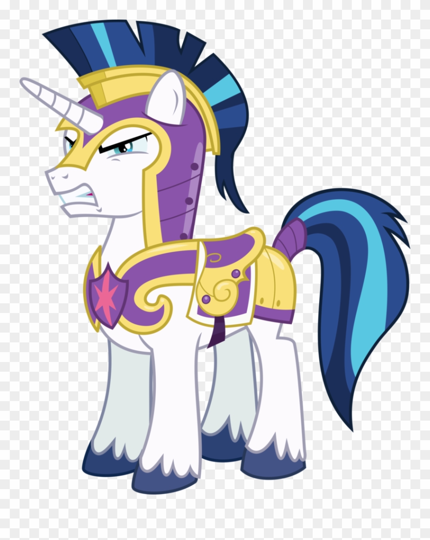 Vector Free Armor Artist Sollace - Mlp Shining Armor Angry Vector Clipart