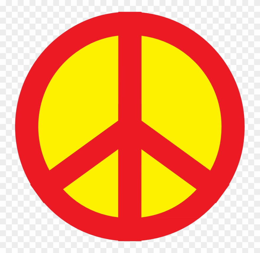 Free Chinese New Year Clipart - Peace Sign Vector - Png Download