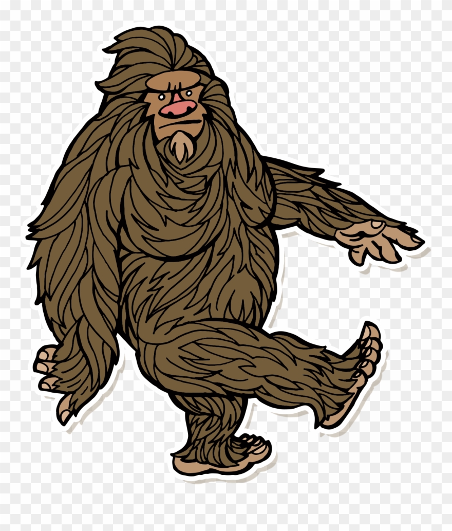 Sasquatch Clipart - Bigfoot Clipart - Png Download