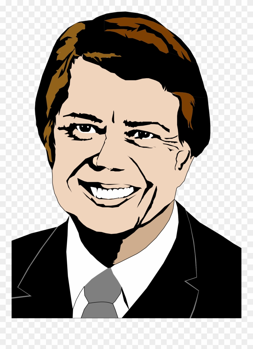Clipart Jimmy Carter Rh Openclipart Org - Jimmy Carter - Png Download