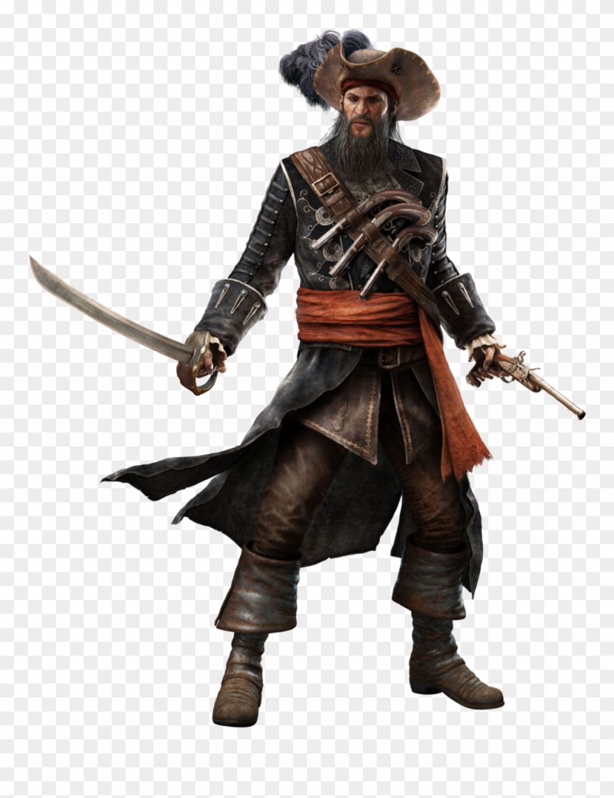 Pirate - Assassins Creed Black Flag Barbanegra Clipart