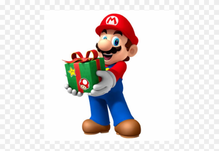 Mcv Signs Off For Christmas - Super Mario Age 5 Birthday Card Clipart
