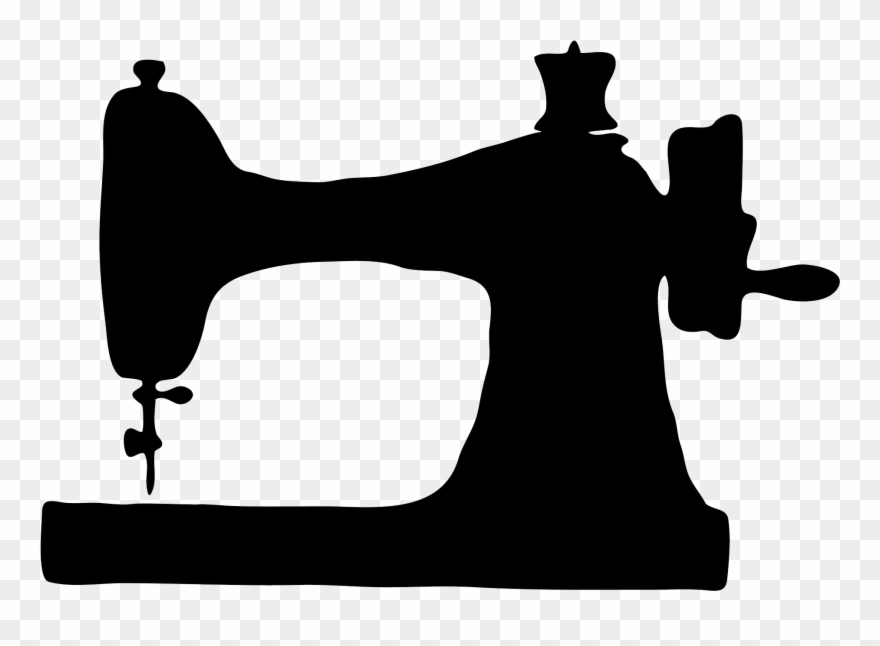Abbe Repair Sewing Machine Tattoo, Sewing Machine Quilting, - Old Sewing Machine Clip Art - Png Download
