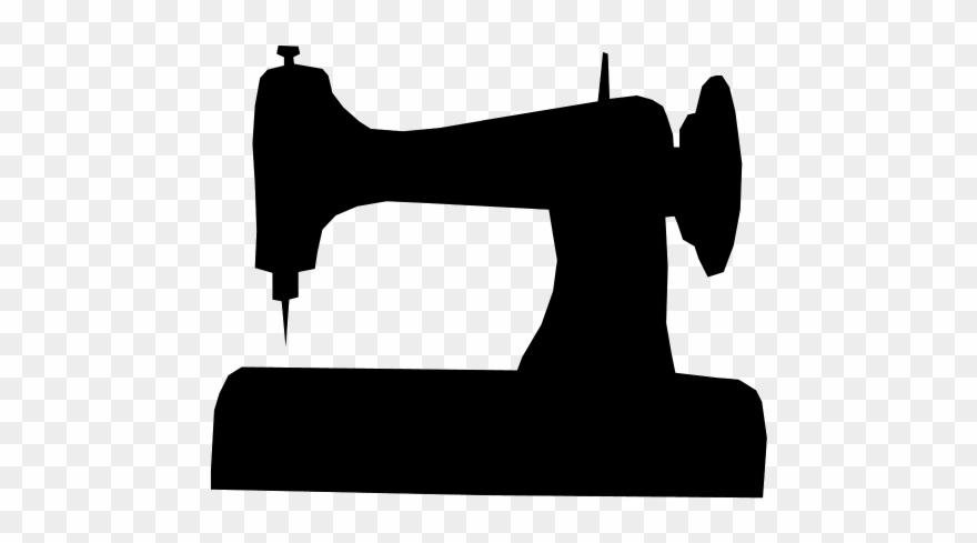 Services - Helperweb - Sewing Machine Silhouette Clipart
