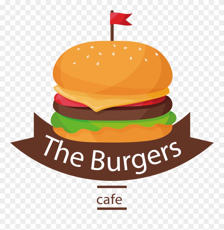 Banner Hamburger Logo Clip Art - Logo Hamburger Png Transparent Png