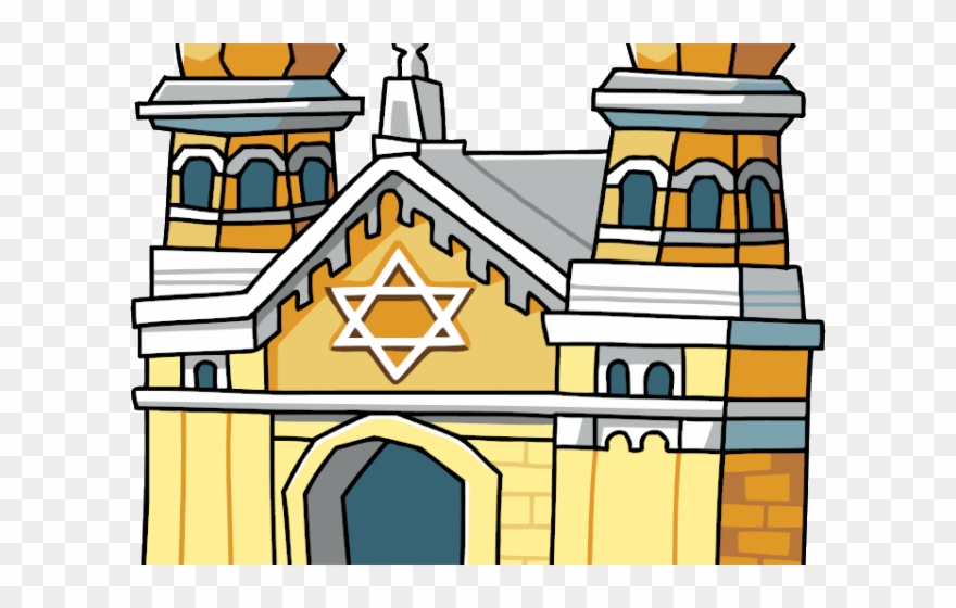Temple Clipart Transparent - Synagogue Clipart - Png Download