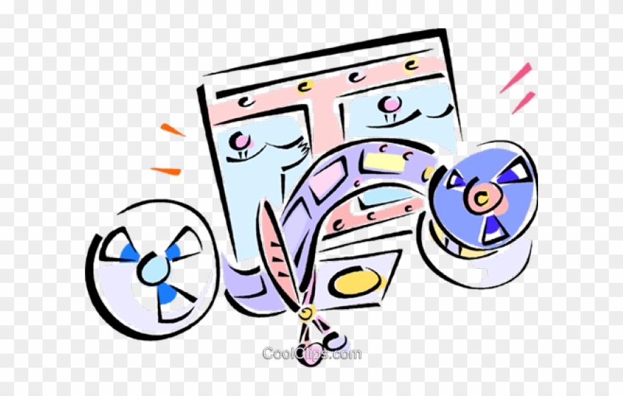 Editingsoftware Clipart Movie Editor - Film - Png Download