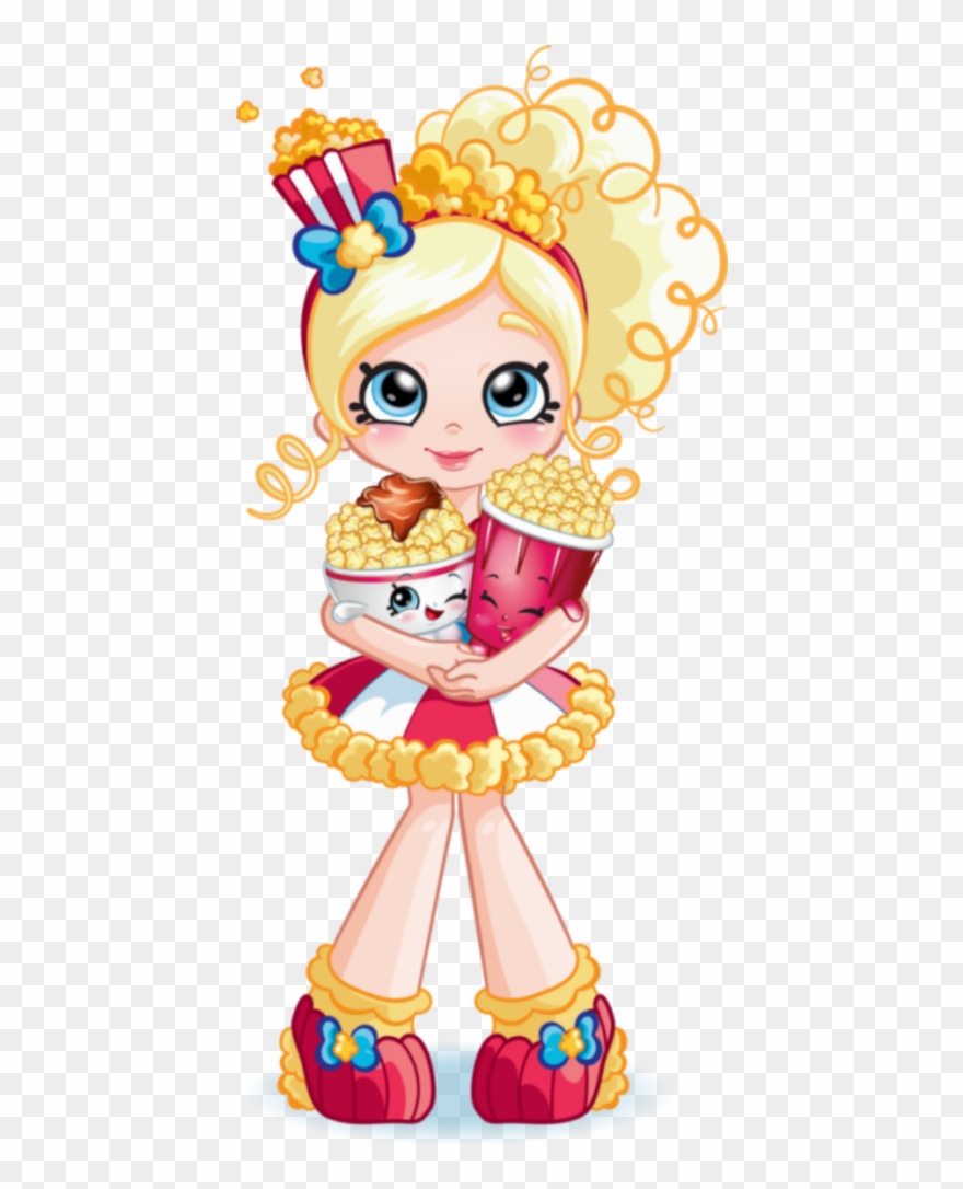 Shopkins Shoppies Press Out & Play Activity Book Clipart