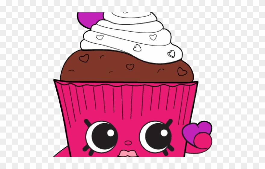 Red Velvet Cupcake Emoji Clipart