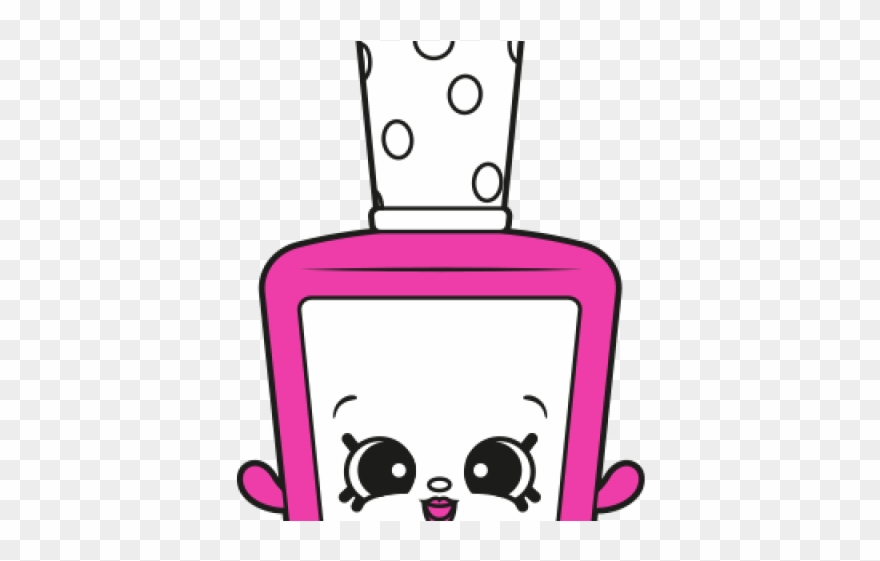 Nail Polish Clipart Shopkins - Patty Polish Shopkin - Png Download