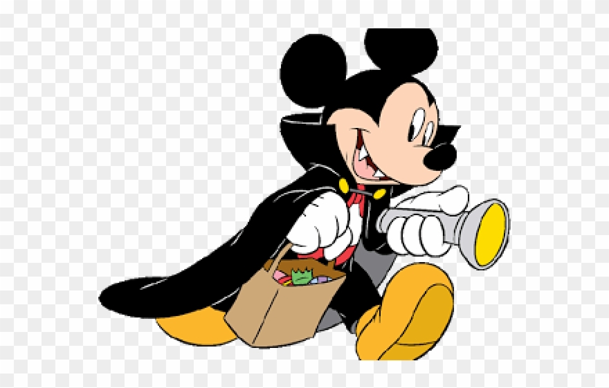 Halloween Clipart Mickey Mouse - Mickey Mouse Halloween Clip Art - Png Download