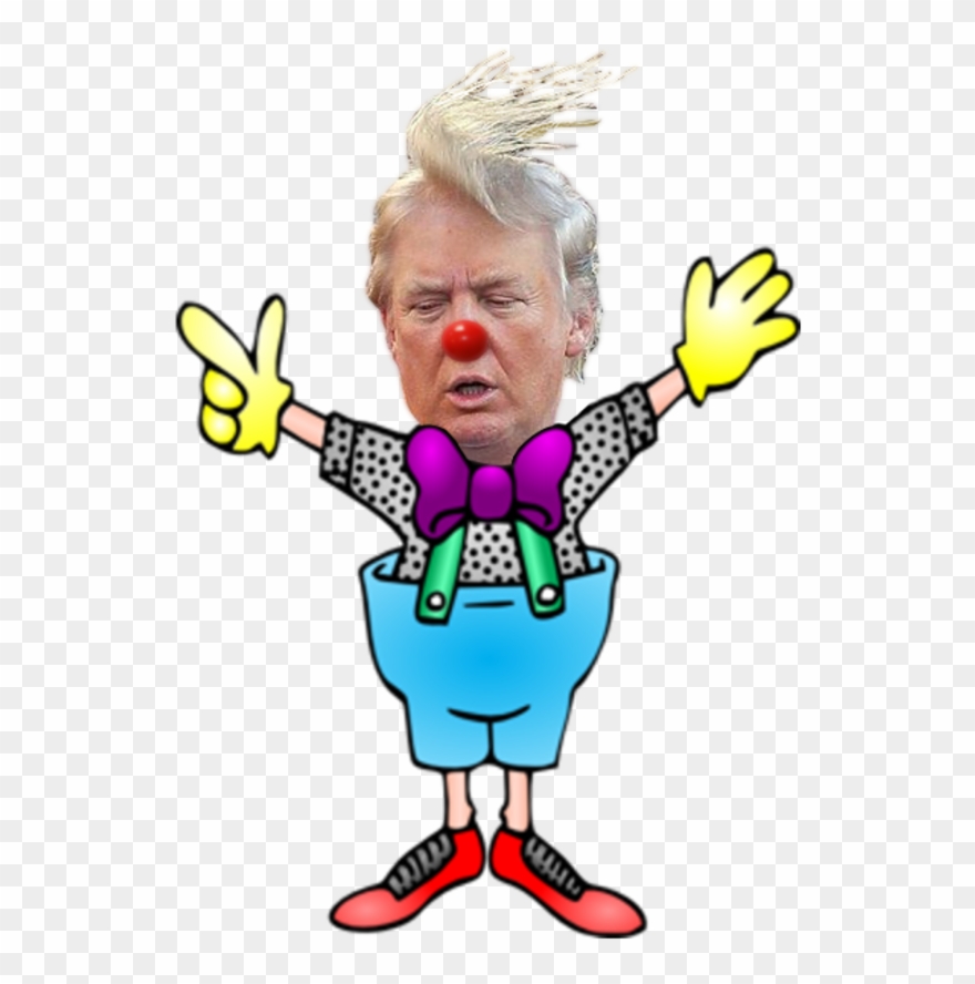 Clown Bigot Donald Trump President Of The Usa - Transparency Trump Png Gif Clipart