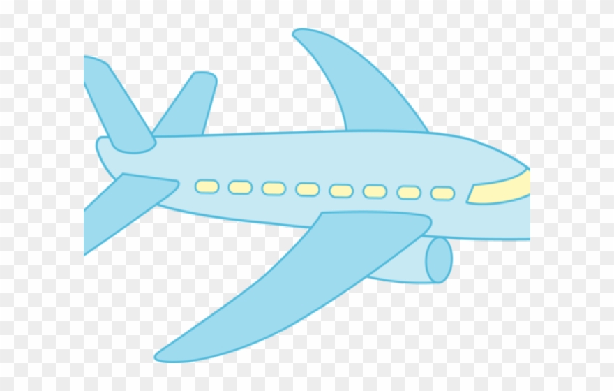 Cute Clipart Airplane - Clip Art - Png Download