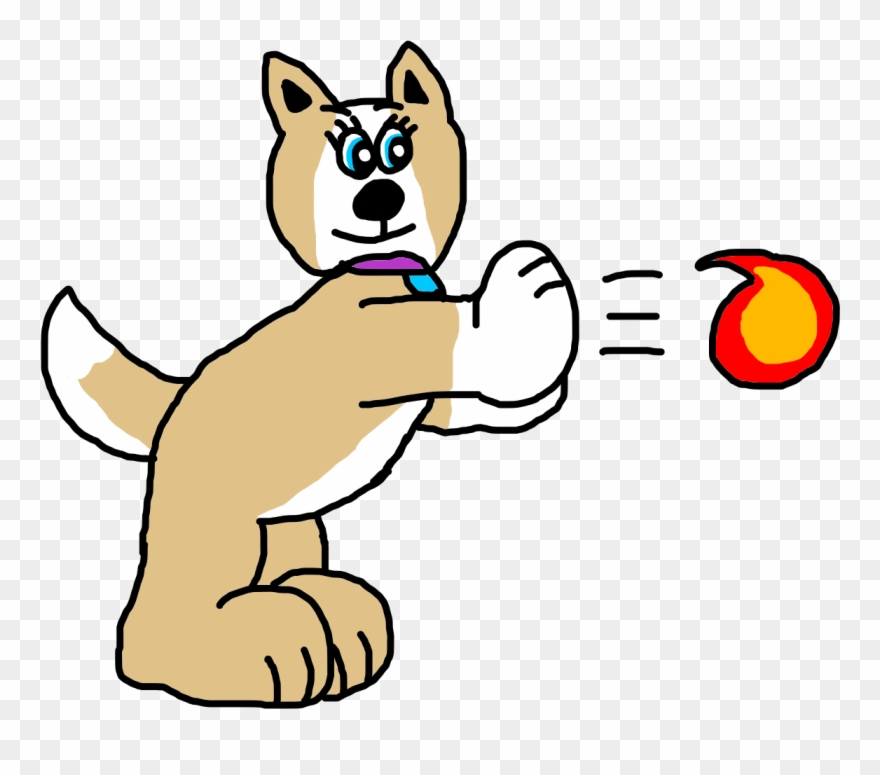Fireball Attack - Cartoon Clipart