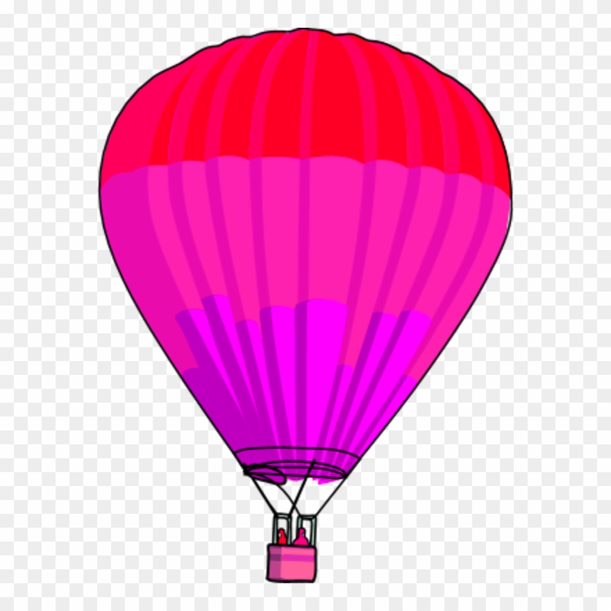 Cinnamon Roll Clipart Five - Purple Hot Air Balloon Clipart - Png Download