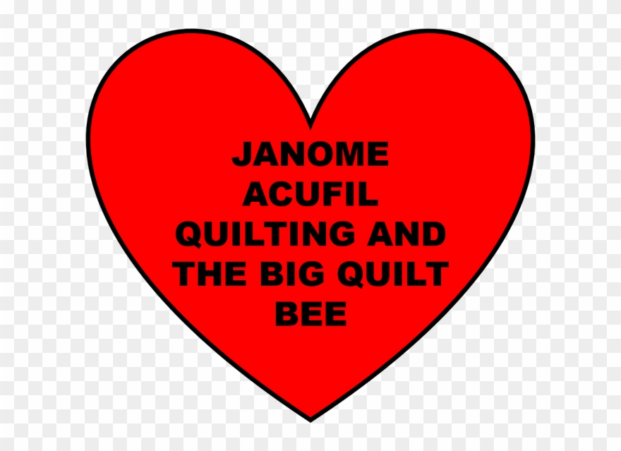 Putting Your Janome Embroidery Machine To Work - Heart Clipart