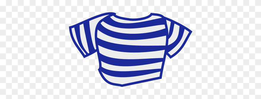 Tshirt Clipart Transparent Background - Camiseta De Rayas Dibujo - Png Download