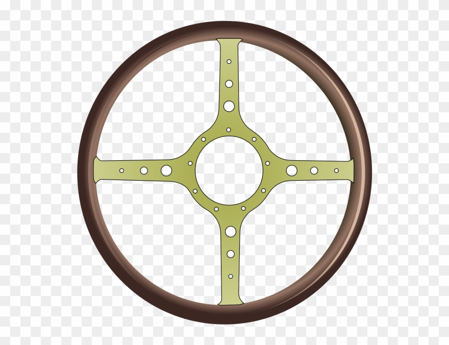 Classic Sport-type Steering Wheel - Circle Clipart