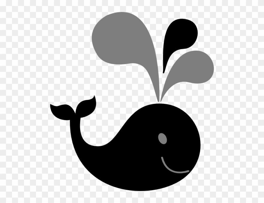 Clip Arts Related To - Whale Clipart Black - Png Download
