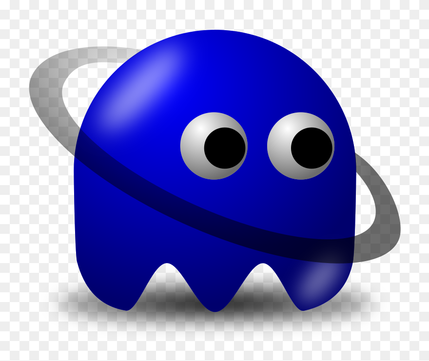 Pac-man World Ghosts Video Games - Pac Man Ghost Blue Clipart