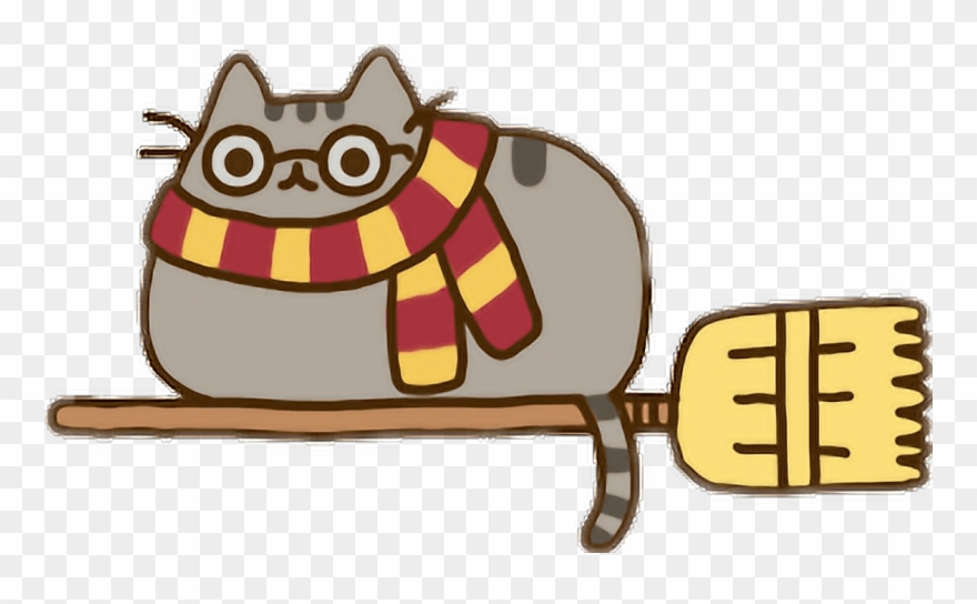 Report Abuse - Pusheen The Cat Harry Potter Clipart