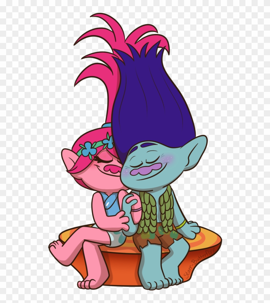 I Love This Broppy True Colors Trolls Birthday - Trolls Cartoon Clipart