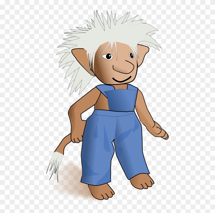 Free Troll Doll Clipart At Getdrawings - Custom Troll Shower Curtain - Png Download