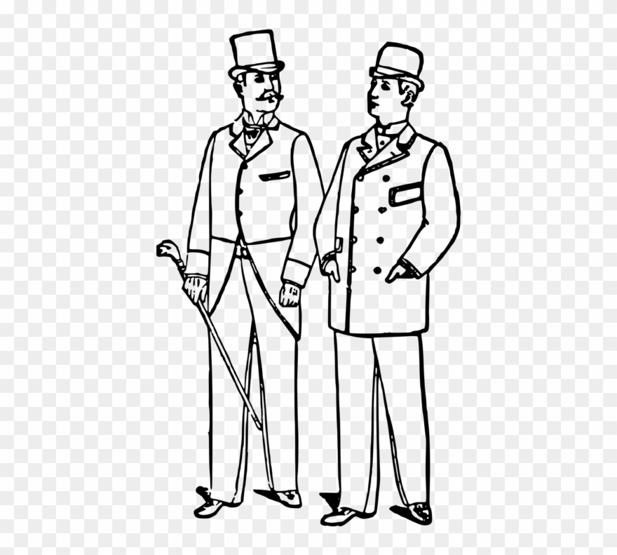 Drawing Suit Costume Clothing Line Art - Clothing Clipart