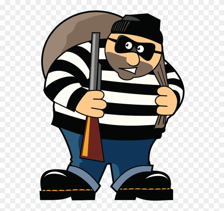 Thief, Robber Png - Cartoon Robber Clipart