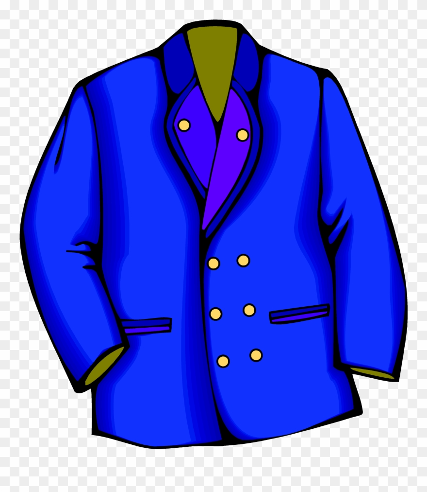 Blazer Coat Jacket Suit Clip Art Transprent - Blazer Clipart - Png Download