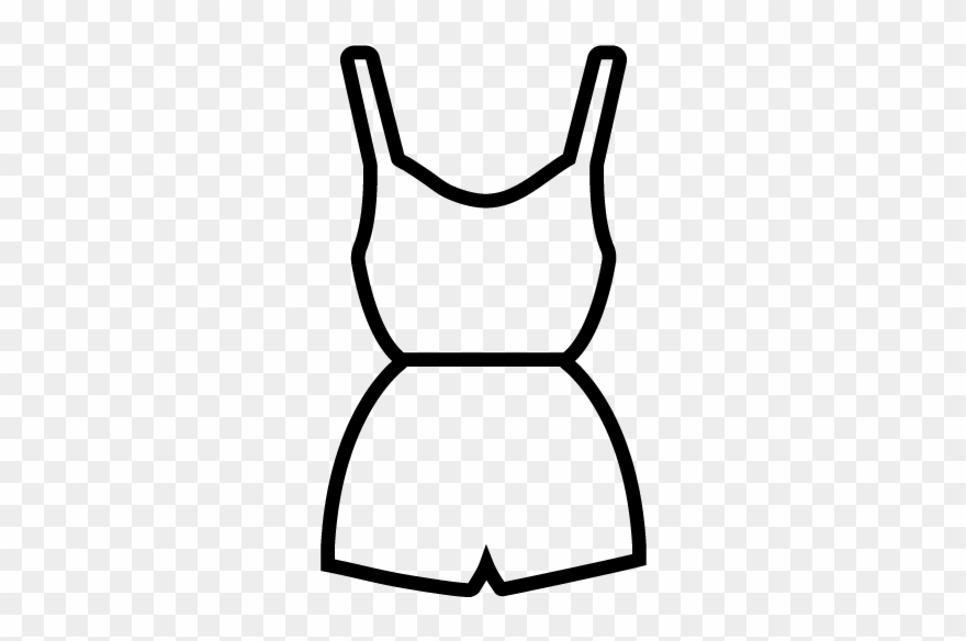 Rompers - Line Art Clipart