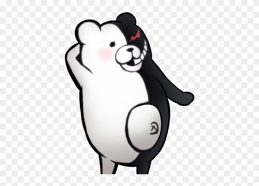 Monokuma Happy Clipart