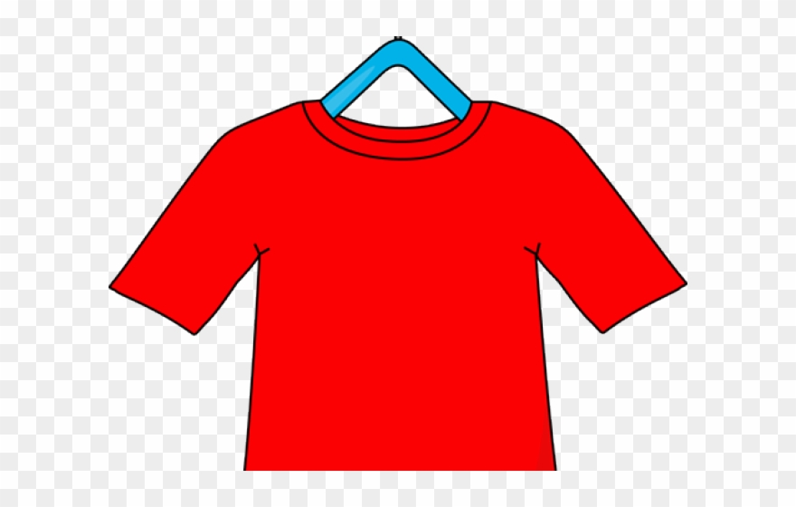 Shirt Clipart Red Shirt - Shirt On A Hanger - Png Download