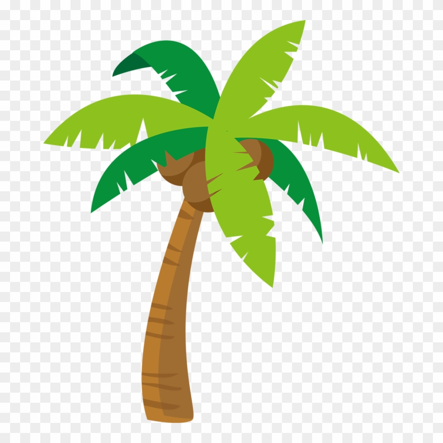Image Result For Molde Flor Moana - Palm Tree Cartoon Png Clipart