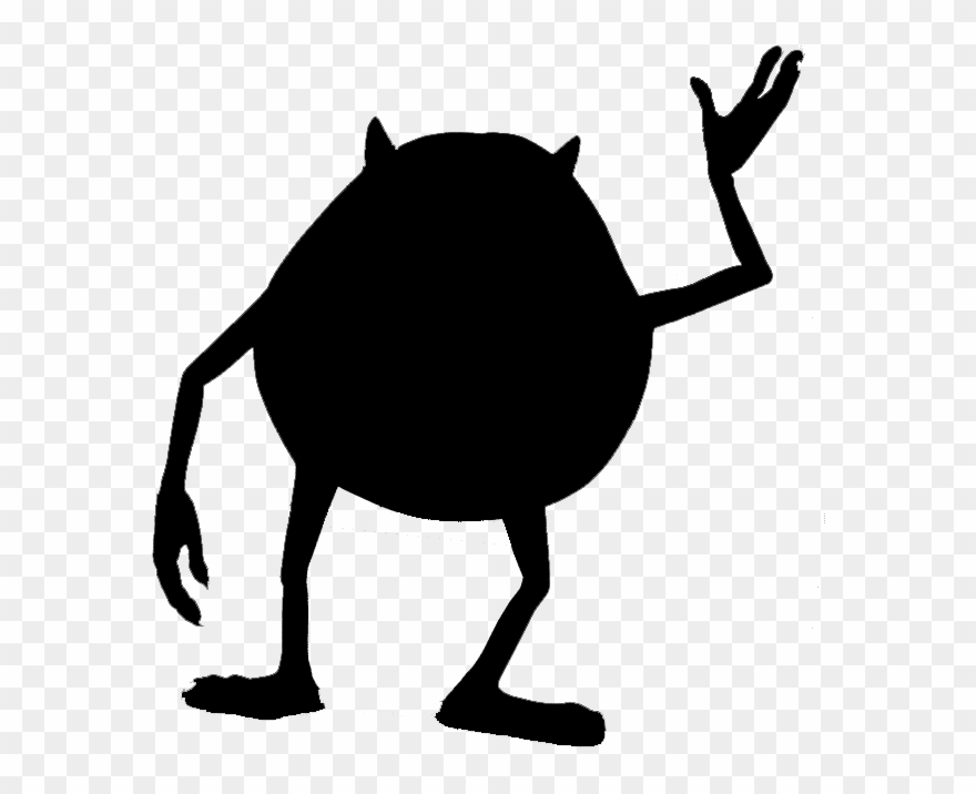 Moana Clipart Silhouette - Monsters Inc Silhouette - Png Download