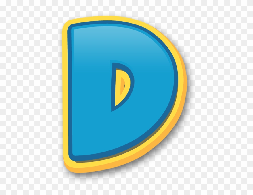 Letras Patrulha Canina Letters - Letra D Patrulha Canina Clipart