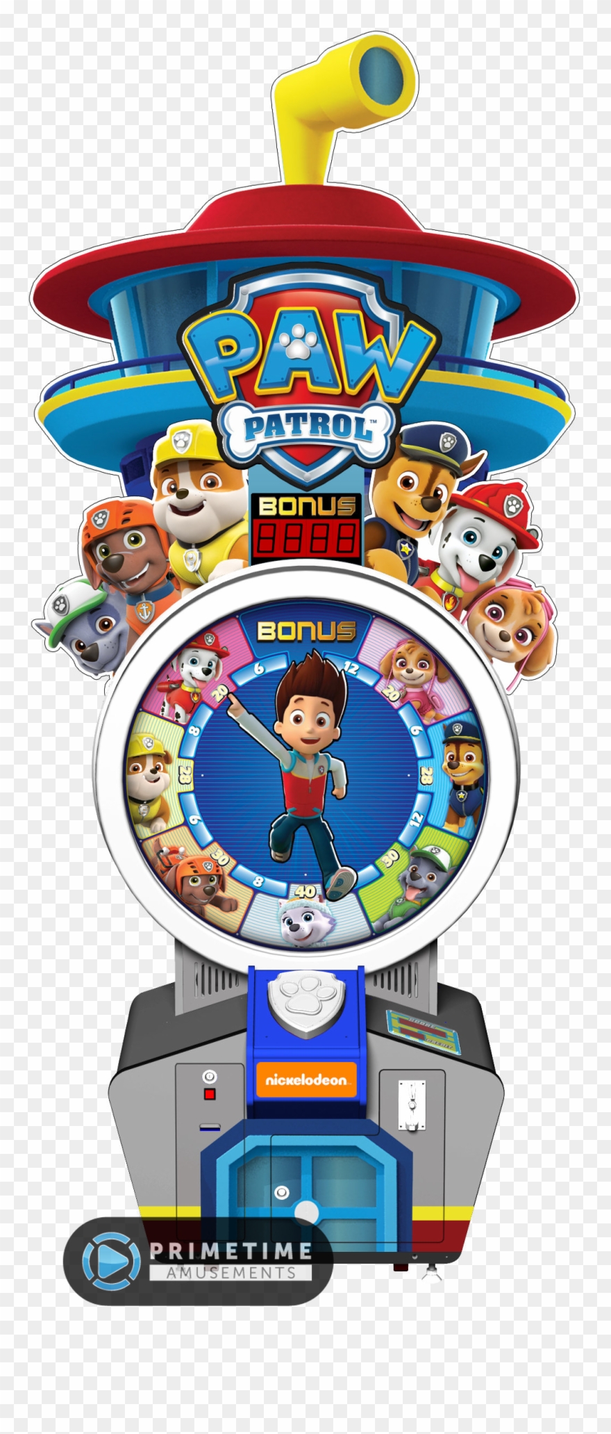 Paw Patrol Redemption Arcade Game By Andamiro And Nickelodeon - Paw Patrol Arcade Game Clipart