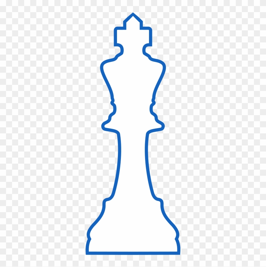 Chess Piece King Queen Board Game - King Chess Piece Clipart - Png Download