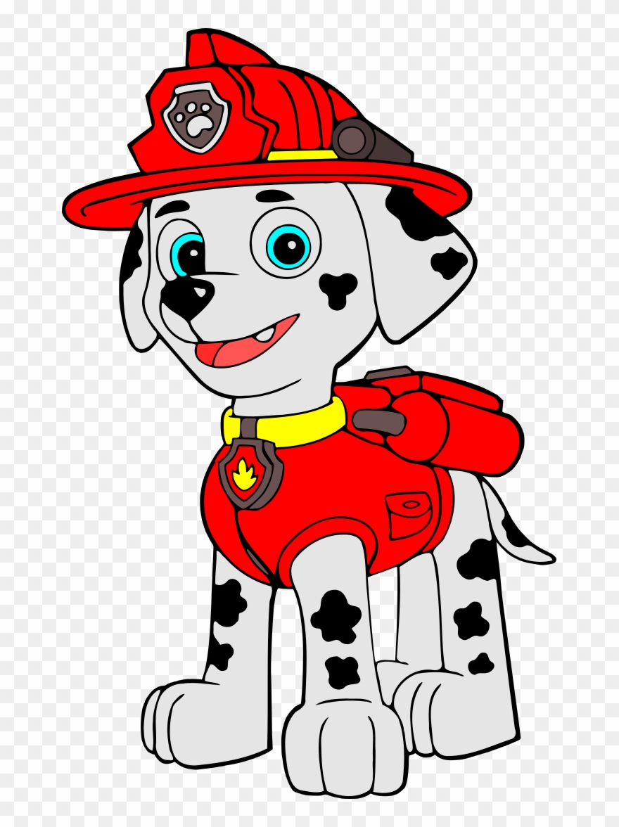 Marshall Paw Patrol Painting Clipart