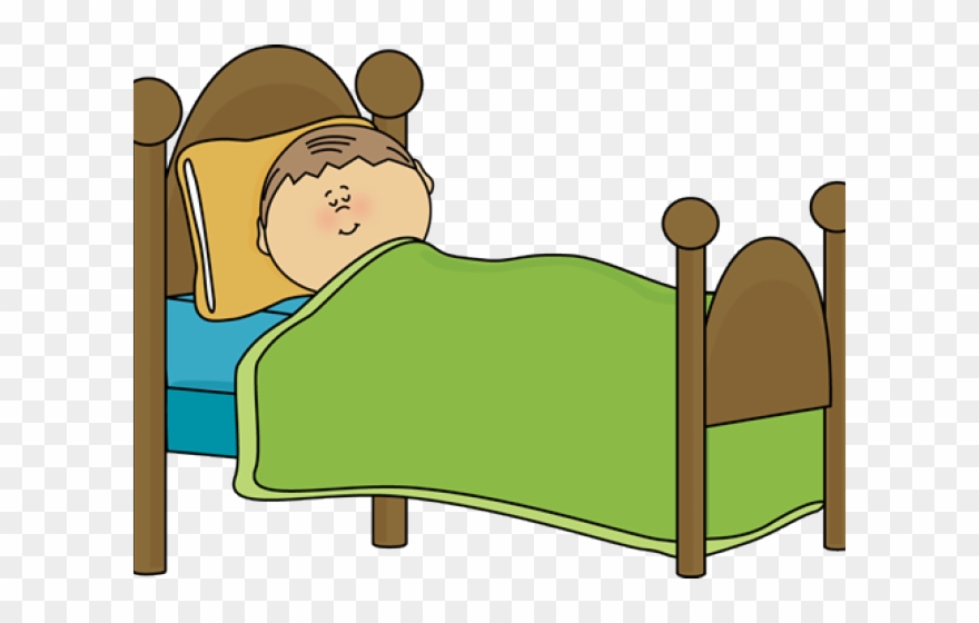Free Stock Resting Clipart - Sleeping Kid Clipart - Png Download