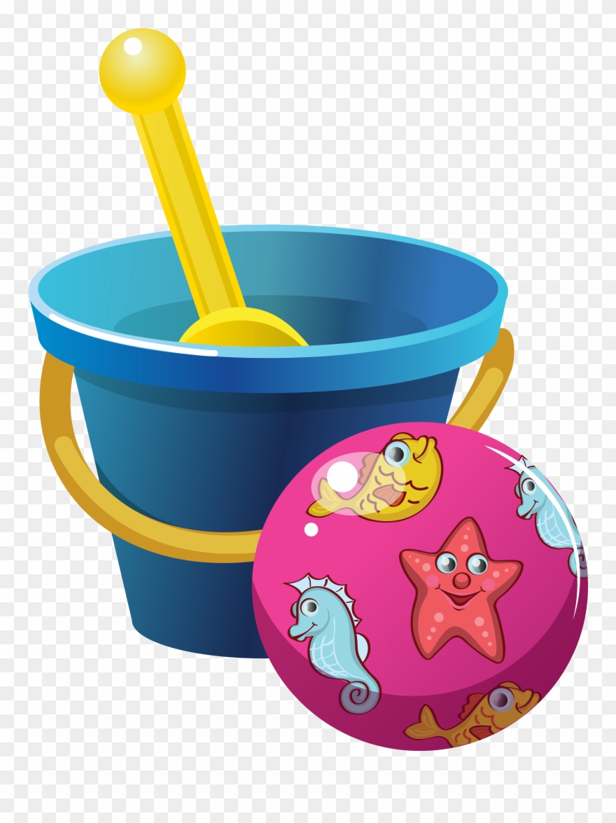 Stock Beach Bucket Clipart - Beach Bucket Clipart Png Transparent Png
