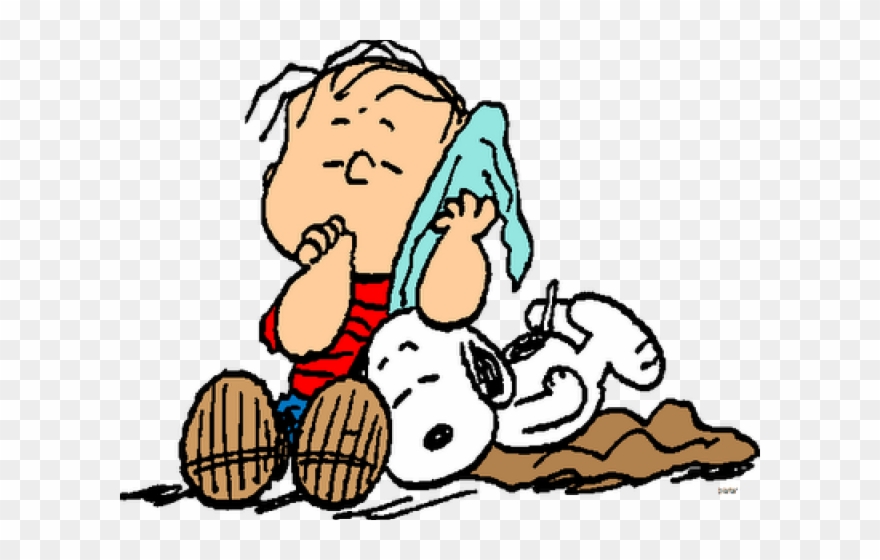 Blanket Clipart Nap Time - Linus Snoopy - Png Download