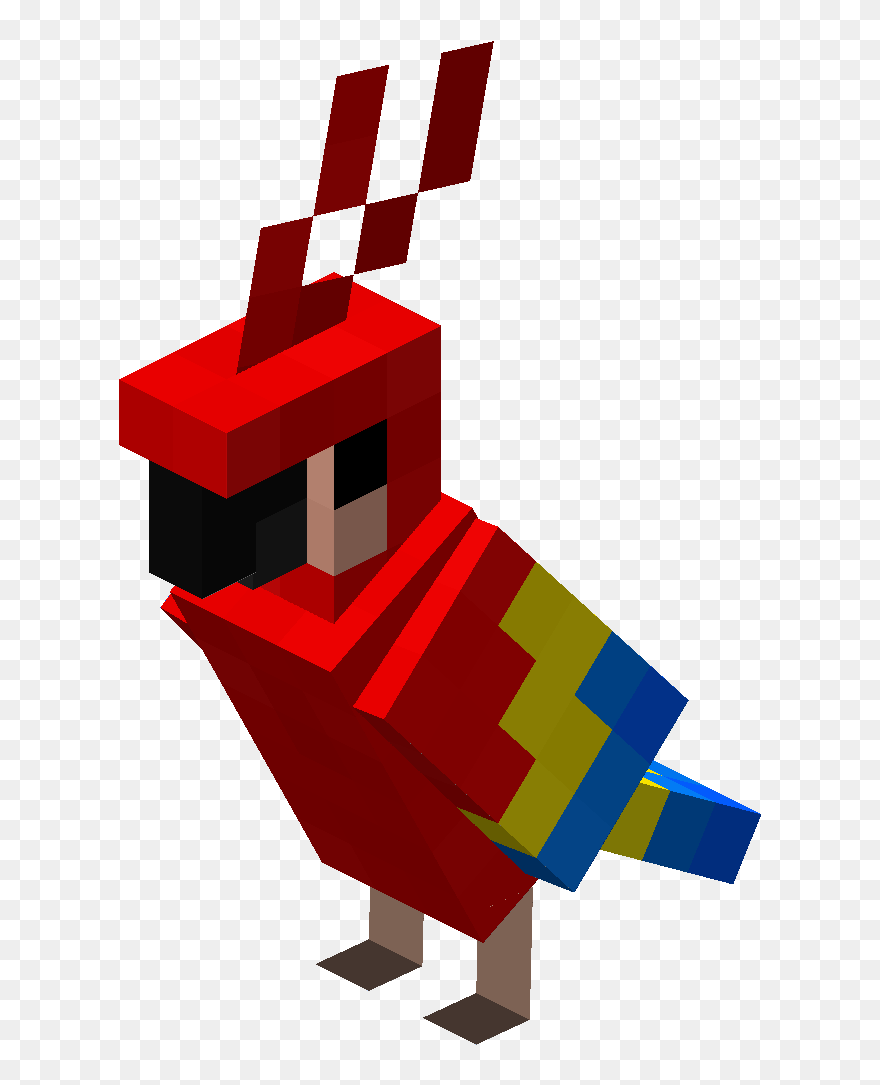 Official Minecraft Wiki - Minecraft Parrot Png Clipart