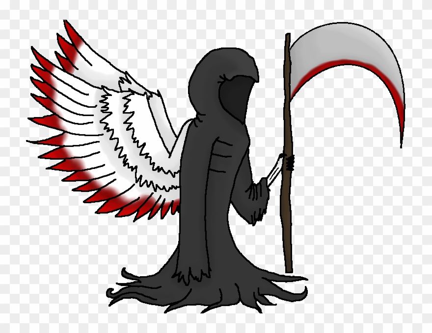 Png Freeuse Library Archangel Drawing Death - Cartoon Death Angel Png Clipart