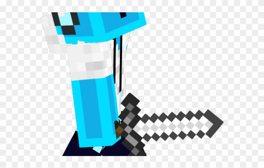 Minecraft Blue Slime Boy Skin Clipart