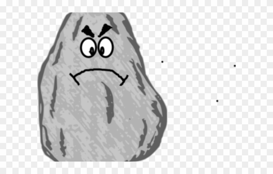 Rock Clipart Angry - Rock Clip Art Free - Png Download